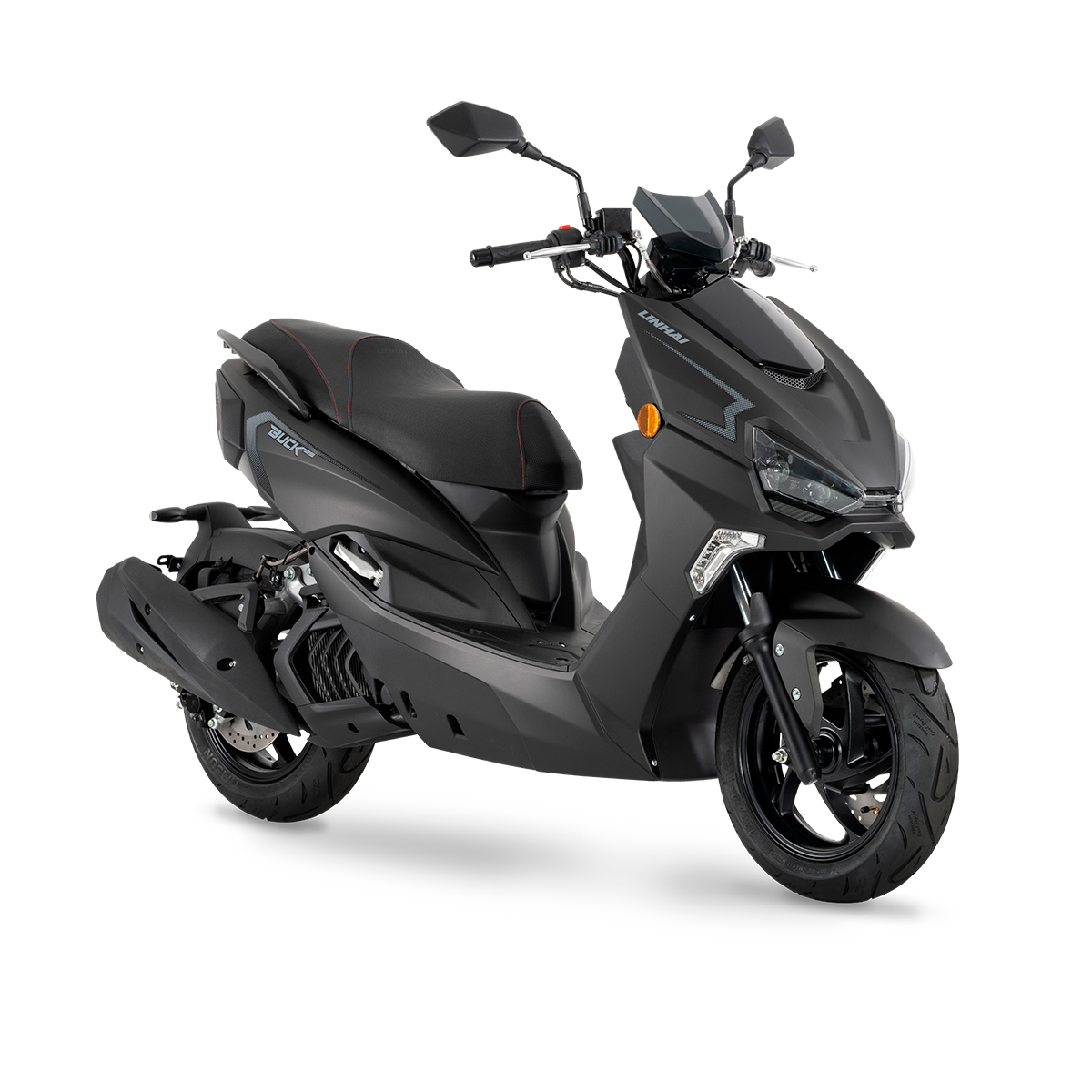LINHAI-SCOOTER-BUCK-BLACK